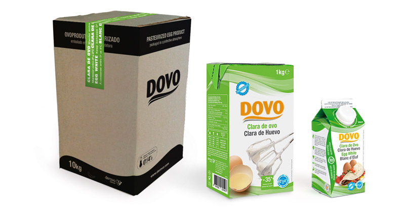 Clara líquida pasteurizada