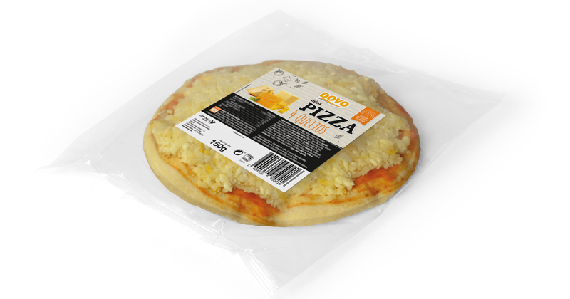 Pizza 4 Queijos congelada