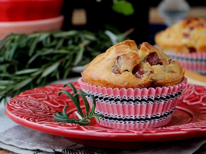 Muffins de Salpicão