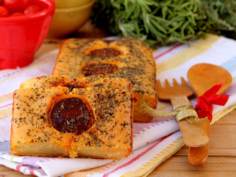 Tarte de Queijo e Chouriço