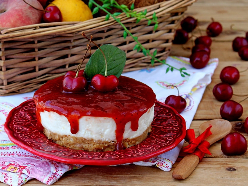 Cheesecake Light de Cereja