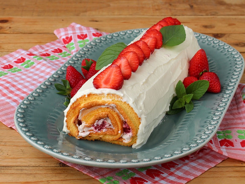  Torta de Morangos com Porto e Chantilly